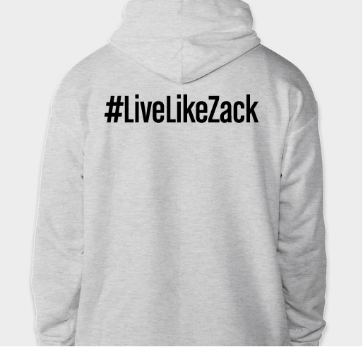 Zack James Memorial Scholarship Fundraiser Fundraiser - unisex shirt design - back
