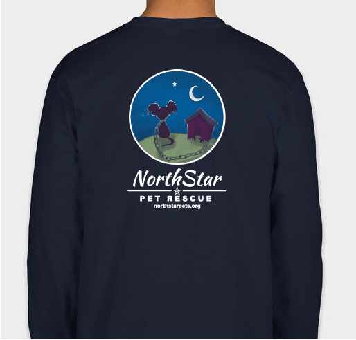 NorthStar Pet Rescue Annual Swag Sale Fundraiser Fundraiser - unisex shirt design - back
