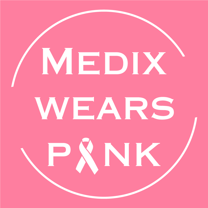 Medix Thinks Pink shirt design - zoomed