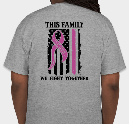 Support Crystal’s Breast Cancer Journey Fundraiser - unisex shirt design - back