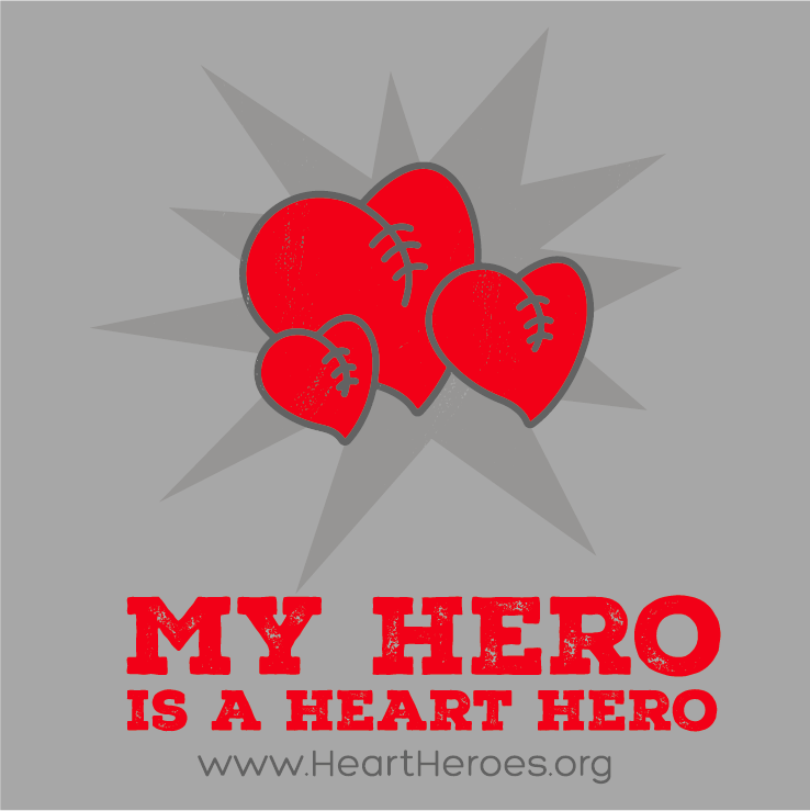 Heart Heroes 2015 CHD Awareness Campaign shirt design - zoomed