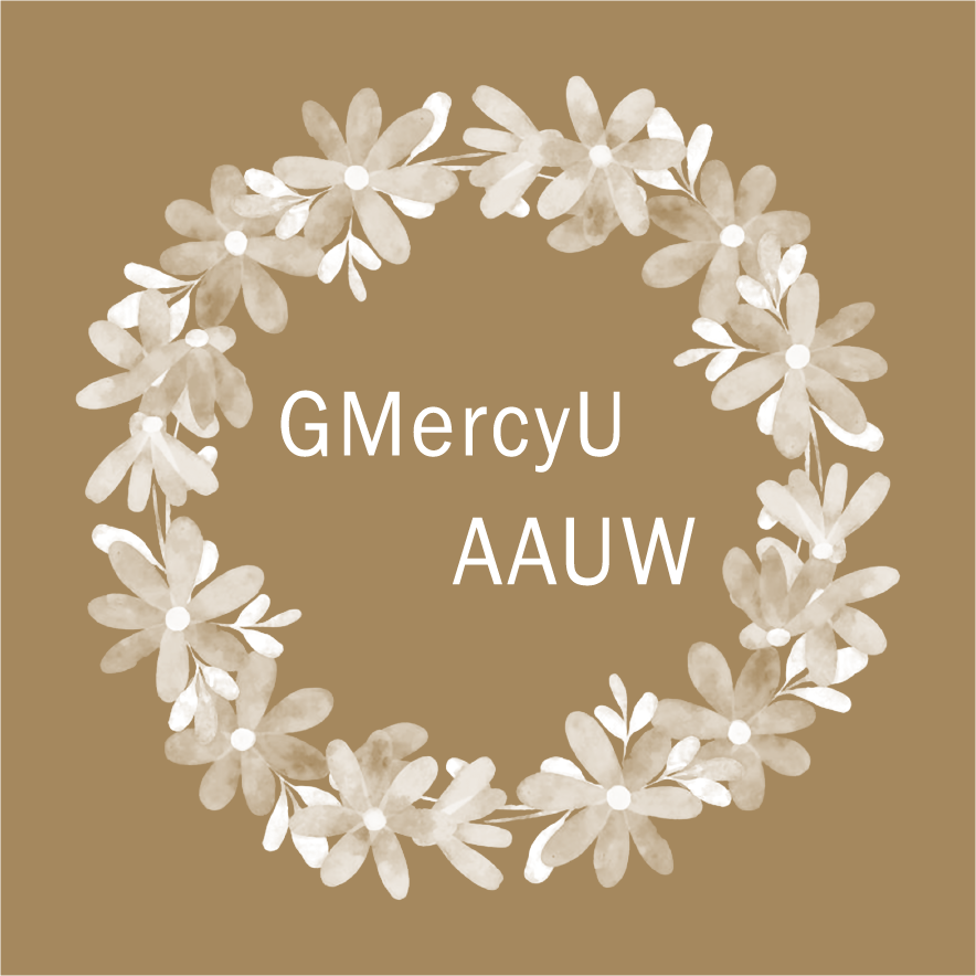 GMercyU AAUW T Shirt Fundraiser shirt design - zoomed