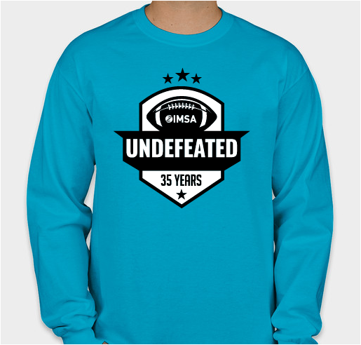IMSA Football 35 Years Undefeated Fundraiser - unisex shirt design - front