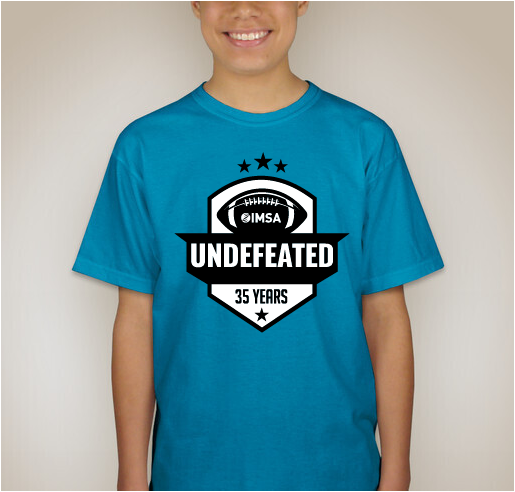 IMSA Football 35 Years Undefeated Fundraiser - unisex shirt design - back