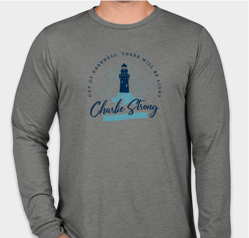 Cheering on Charlie Fundraiser - unisex shirt design - front