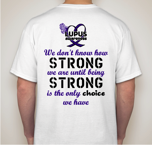 Lupus Awareness 4 Abi Fundraiser - unisex shirt design - back