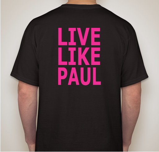 Team Ann and Paul Coakley Fundraiser - unisex shirt design - back