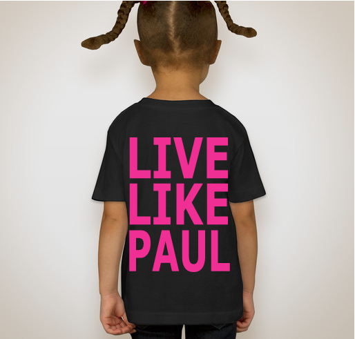 Team Ann and Paul Coakley Fundraiser - unisex shirt design - back