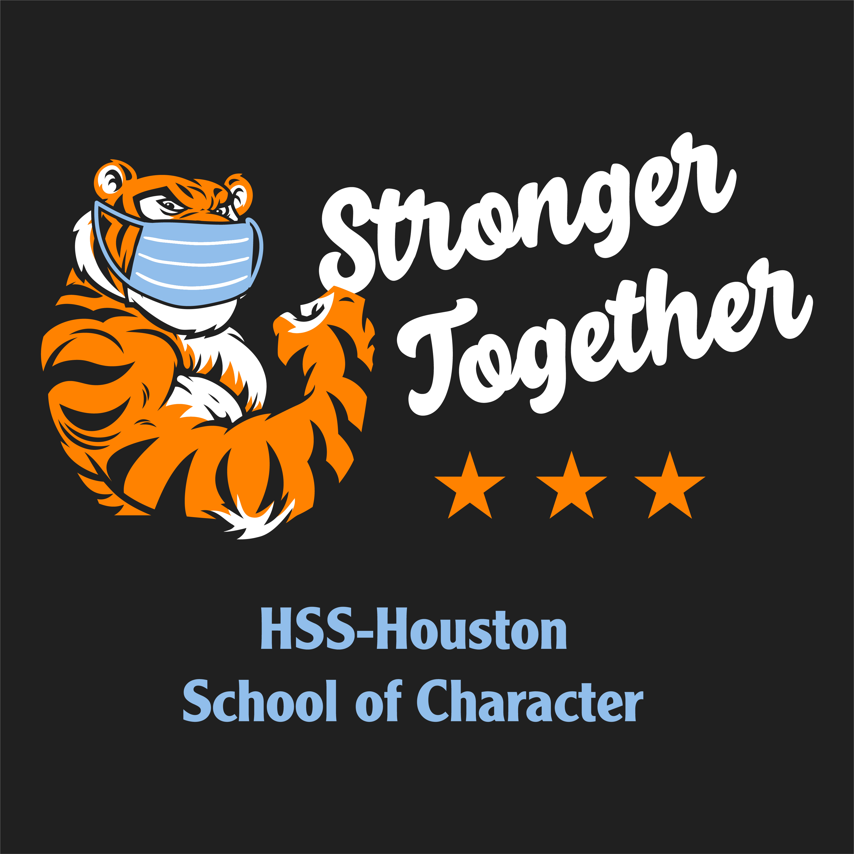 HSS Houston Spirit Shirt Fundraiser shirt design - zoomed