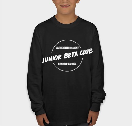 Beta Club members will wear shirts when meeting each month or working on service projects! shirt design - zoomed