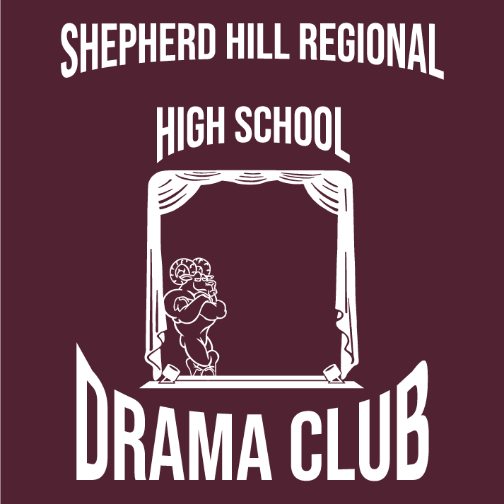 SHRHS Drama Club is raising money for their winter production of Alice: Wonderland and Glass! shirt design - zoomed