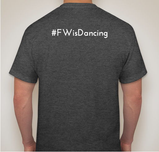 FurtherDance FW Fundraiser - unisex shirt design - back