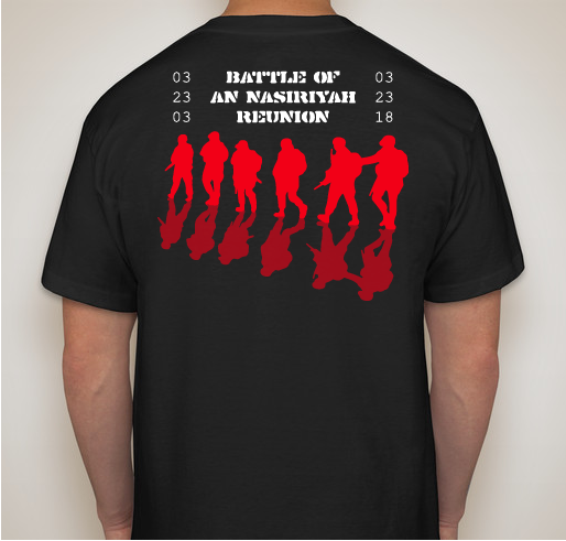 Battle of An Nasiriyah 15 Year Reunion - Fallen Marines Memorial Fundraiser - unisex shirt design - back