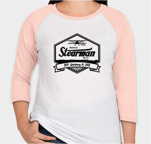 National Stearman Fly-In! Fundraiser - unisex shirt design - front