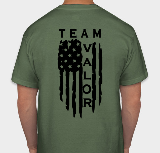 Alight's Team VALOR Wreaths Across America Fundraiser Fundraiser - unisex shirt design - back