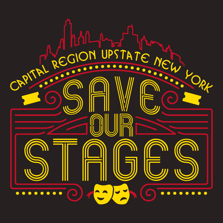 518 Capital Region Fundraiser To Keep Our Theatres Alive shirt design - zoomed