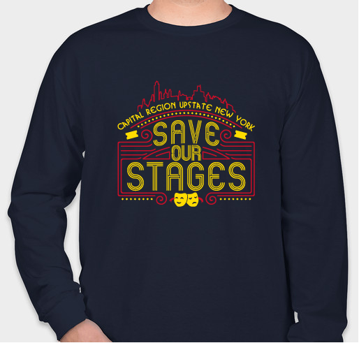 518 Capital Region Fundraiser To Keep Our Theatres Alive Fundraiser - unisex shirt design - front