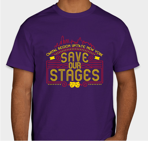 518 Capital Region Fundraiser To Keep Our Theatres Alive Fundraiser - unisex shirt design - front