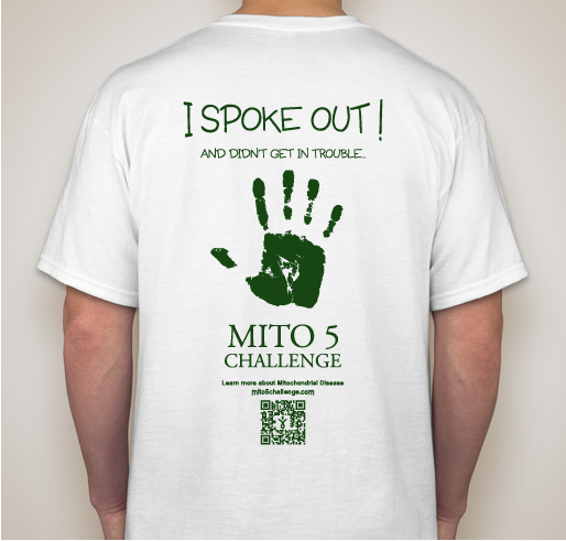 MITO 5 CHALLENGE Fundraiser - unisex shirt design - back