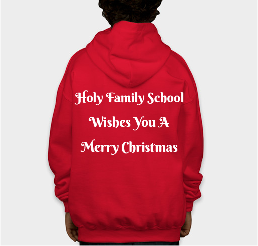 Christmas Hoodie Fundraiser - unisex shirt design - back