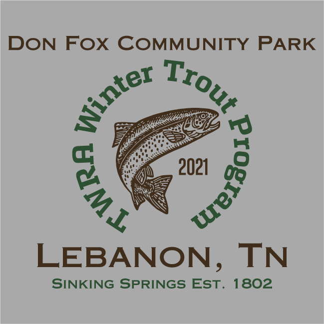 Don Fox Park-Youth Trout Fishing Fund shirt design - zoomed