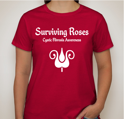 Surviving Roses Fundraiser - unisex shirt design - front