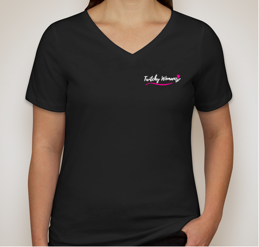 Twitchy Woman t-shirts are back! Fundraiser - unisex shirt design - small