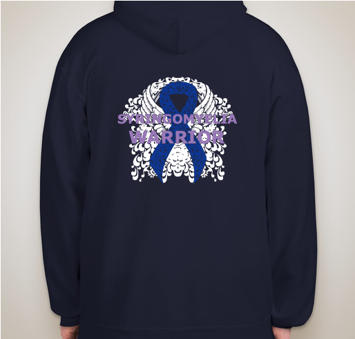 Worldwide Syringomyelia & Chiari Task Force Inc. Hoodie Fundraiser Fundraiser - unisex shirt design - back