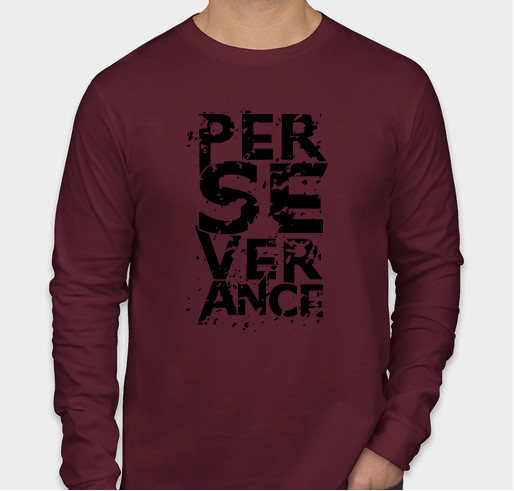 Persevering through COVID Fundraiser - unisex shirt design - front