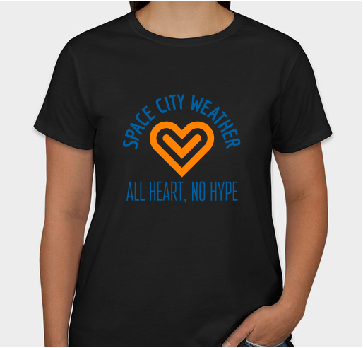 Houston No Hype t-shirt: Space City Weather 2021 fundraiser Fundraiser - unisex shirt design - front