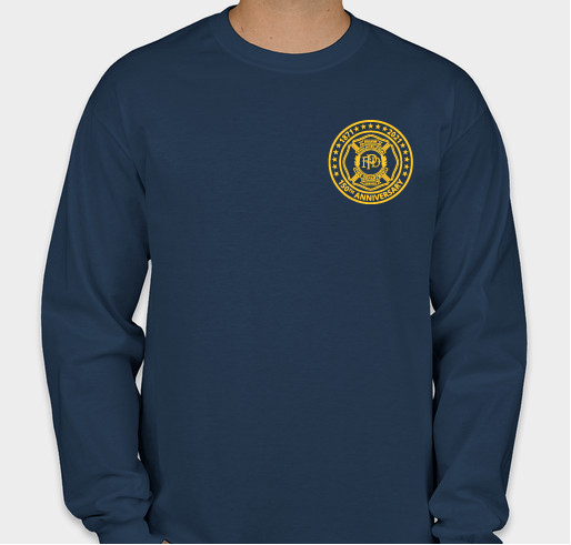 Philadelphia Fire Department 150th Anniversary Tee Fundraiser - unisex shirt design - small