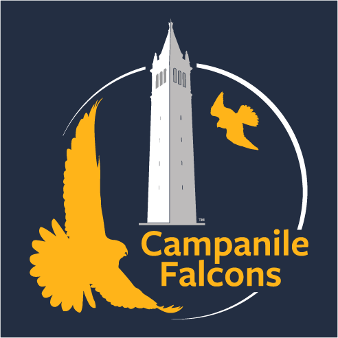 Campanile Falcons Winter Fundraiser 2019 Design shirt design - zoomed