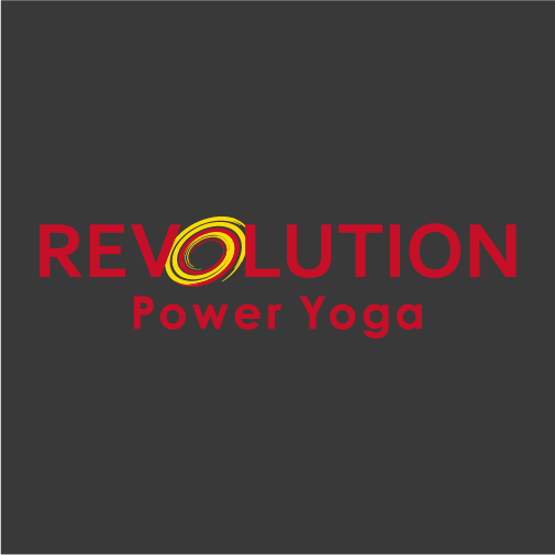 Revolution Power Yoga's Fundraising Campaign shirt design - zoomed