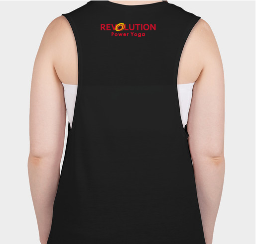 Revolution Power Yoga's Fundraising Campaign Fundraiser - unisex shirt design - back