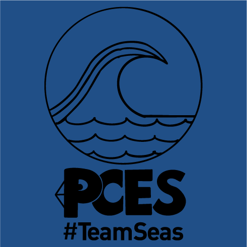 Support PCES Save the Ocean shirt design - zoomed