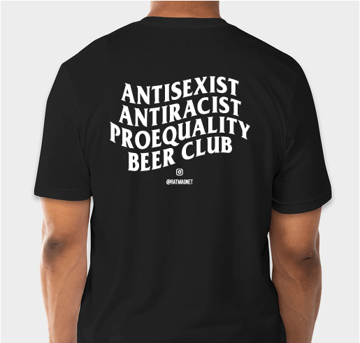 Proequality Beer Club Fundraiser - unisex shirt design - back
