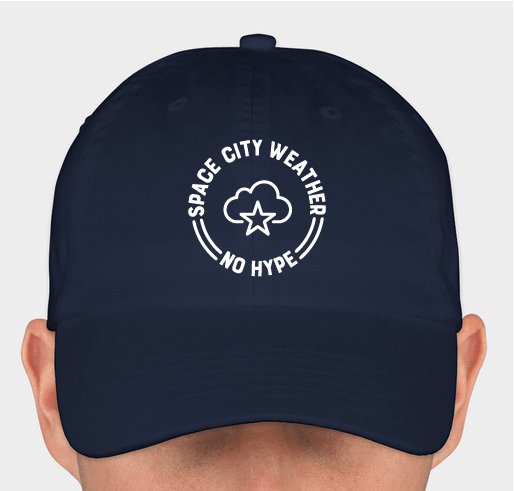 Baseball caps: Space City Weather 2021 fundraiser Fundraiser - unisex shirt design - front