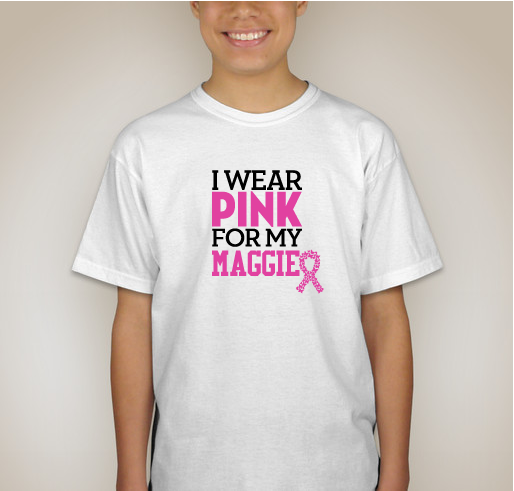 Maggie Kicks Cancer Fundraiser - unisex shirt design - front