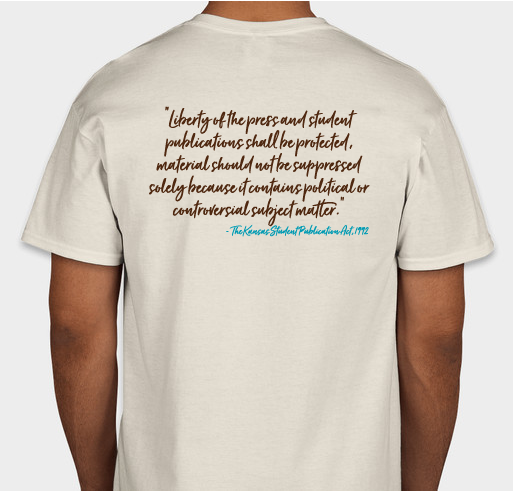 2022 KSPA Sunflower State T-shirt Fundraiser - unisex shirt design - back