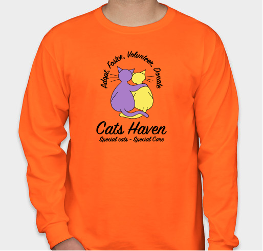 Cats Haven T-shirt Fundraiser for the Kitties Fundraiser - unisex shirt design - front