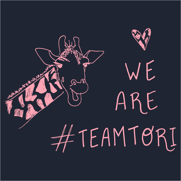 We are #TeamTori shirt design - zoomed