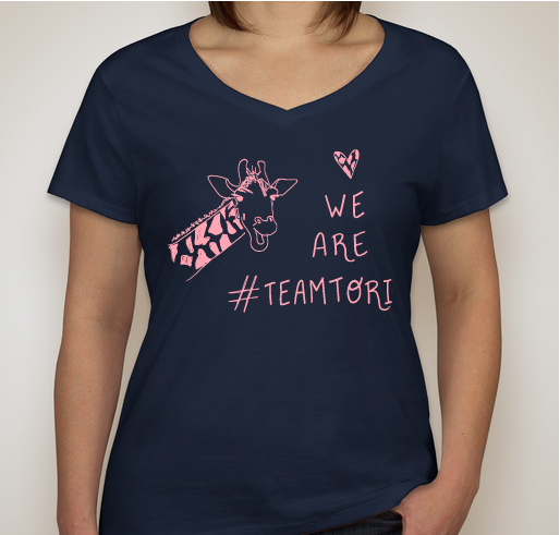 We are #TeamTori Fundraiser - unisex shirt design - front