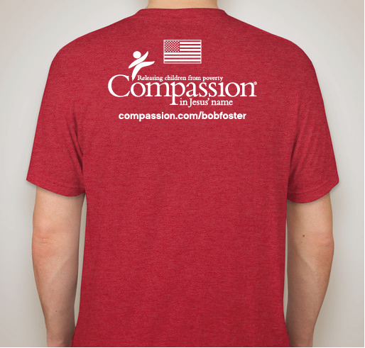 Bob Foster Muskathlon Kenya 2015 For Compassion International Fundraiser - unisex shirt design - back