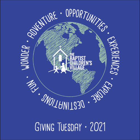 The Baptist Children's Village Giving Tuesday 2021 shirt design - zoomed