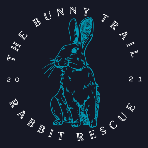 The Bunny Trail Rescue - Winter Fundraiser shirt design - zoomed