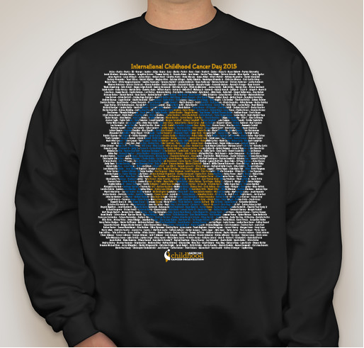 ACCO - International Childhood Cancer Day - 2015 Fundraiser - unisex shirt design - front
