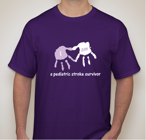 I am a stroke survivor - right hemi Fundraiser - unisex shirt design - front