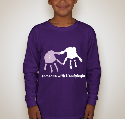I *heart* someone with Hemiplegia (Right Hemi) Fundraiser - unisex shirt design - small