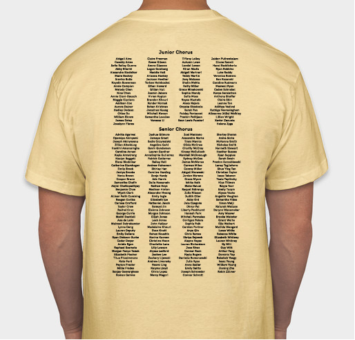 MMEA All State Chorus 2022 Fundraiser - unisex shirt design - back