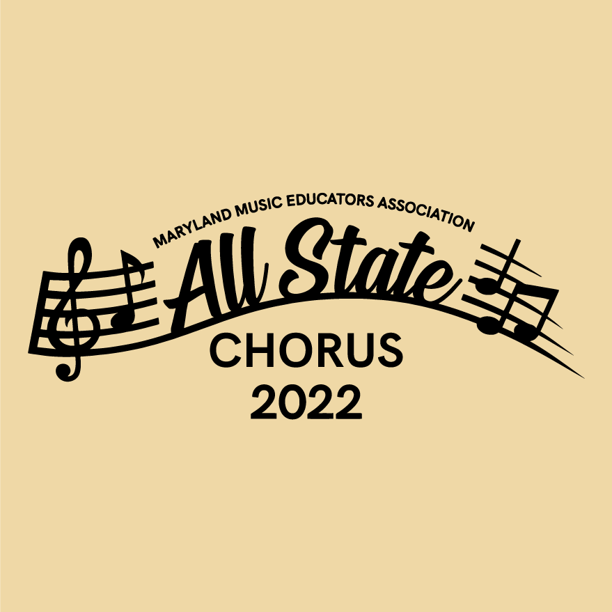MMEA All State Chorus 2022 shirt design - zoomed